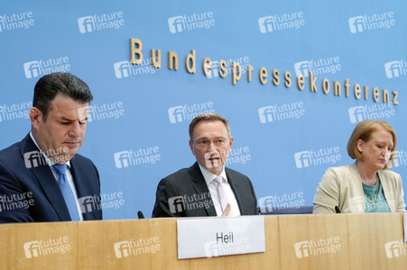 Bundespressekonferenz Einigung bei der Kindergrundsicherung in Berlin