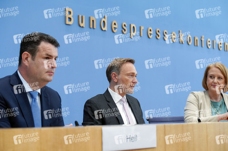 Bundespressekonferenz Einigung bei der Kindergrundsicherung in Berlin