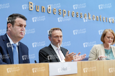 Bundespressekonferenz Einigung bei der Kindergrundsicherung in Berlin