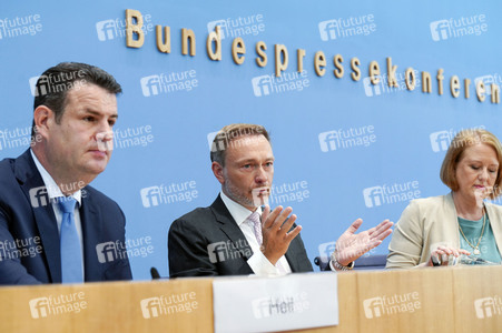 Bundespressekonferenz Einigung bei der Kindergrundsicherung in Berlin