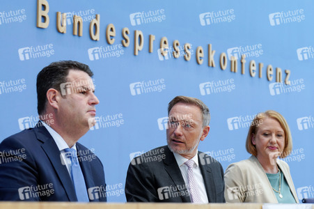 Bundespressekonferenz Einigung bei der Kindergrundsicherung in Berlin