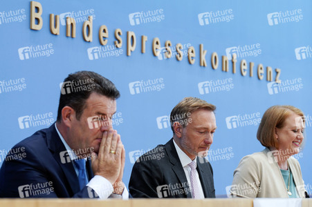 Bundespressekonferenz Einigung bei der Kindergrundsicherung in Berlin