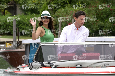 Caterina Murino bei der Ankunft am Hotel Excelsior, Internationale Filmfestspiele von Venedig 2023