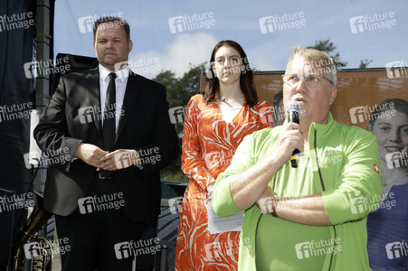 Hubert Aiwanger bei einer Wahlkampfveranstaltung der Freien Wähler Hessen in Wetter
