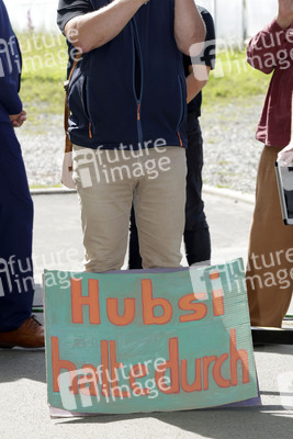 Hubert Aiwanger bei einer Wahlkampfveranstaltung der Freien Wähler Hessen in Wetter