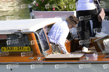 Ankunft von Woody Allen am Hotel Excelsior, Internationale Filmfestspiele von Venedig 2023