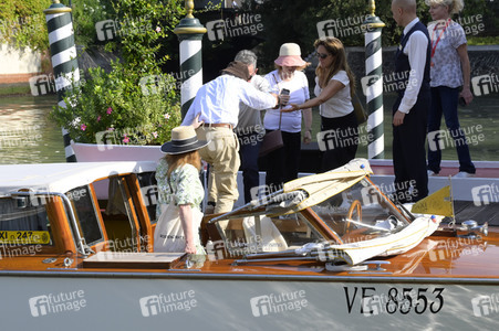 Ankunft von Woody Allen am Hotel Excelsior, Internationale Filmfestspiele von Venedig 2023