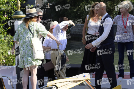 Ankunft von Woody Allen am Hotel Excelsior, Internationale Filmfestspiele von Venedig 2023