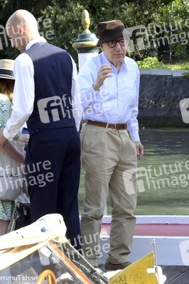 Ankunft von Woody Allen am Hotel Excelsior, Internationale Filmfestspiele von Venedig 2023