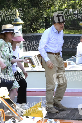 Ankunft von Woody Allen am Hotel Excelsior, Internationale Filmfestspiele von Venedig 2023