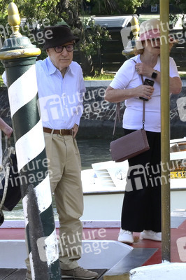 Ankunft von Woody Allen am Hotel Excelsior, Internationale Filmfestspiele von Venedig 2023