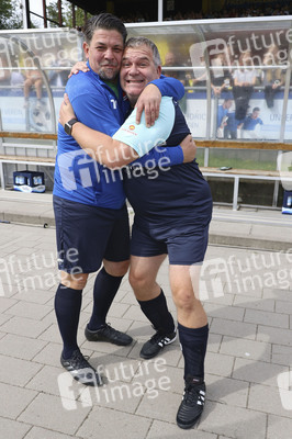 Benefiz-Fußballspiel 'Kicken mit Herz' 2023 in Hamburg
