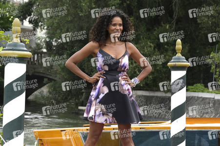 Ankunft von Denny Méndez am Hotel Excelsior, Internationale Filmfestspiele von Venedig 20233