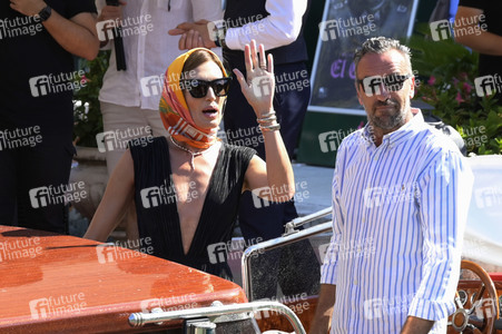 Ankunft von Nieves Álvarez am Hotel Excelsior, Internationale Filmfestspiele von Venedig 2023
