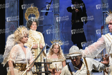Theaterprobe 'Der Brandner Kaspar 2 - Er kehrt zurück' in München