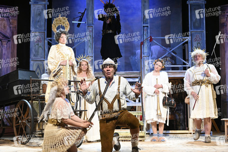 Theaterprobe 'Der Brandner Kaspar 2 - Er kehrt zurück' in München