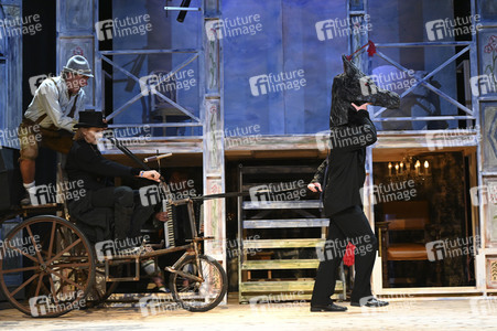 Theaterprobe 'Der Brandner Kaspar 2 - Er kehrt zurück' in München