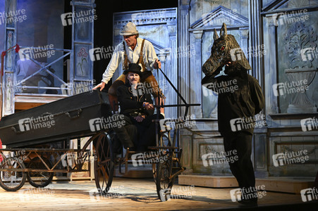 Theaterprobe 'Der Brandner Kaspar 2 - Er kehrt zurück' in München