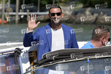 Ankunft von Francesco Arca am Hotel Excelsior, Internationale Filmfestspiele von Venedig 2023