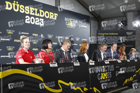 Abschlusspressekonferenz zu dem Invictus Games 2023 in Düsseldorf