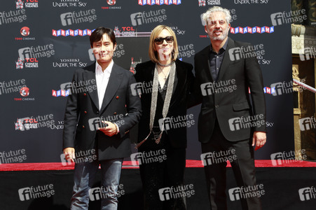 Hand and Footprint Ceremony mit Yoshiki in Los Angeles