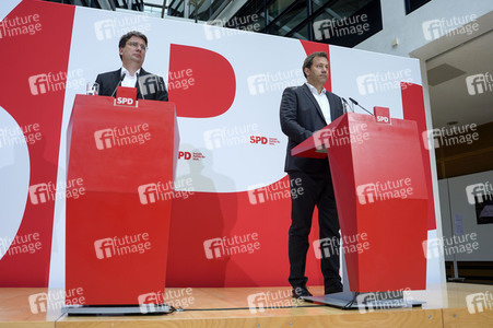 Pressekonferenz der SPD zu aktuellen Themen in Berlin