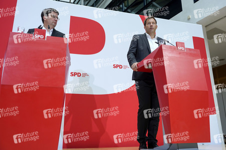 Pressekonferenz der SPD zu aktuellen Themen in Berlin
