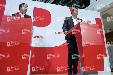 Pressekonferenz der SPD zu aktuellen Themen in Berlin