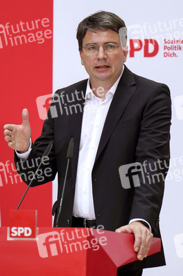 Pressekonferenz der SPD zu aktuellen Themen in Berlin