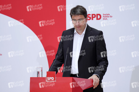 Pressekonferenz der SPD zu aktuellen Themen in Berlin