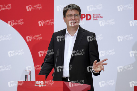 Pressekonferenz der SPD zu aktuellen Themen in Berlin