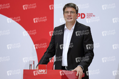 Pressekonferenz der SPD zu aktuellen Themen in Berlin