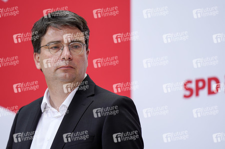 Pressekonferenz der SPD zu aktuellen Themen in Berlin