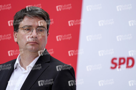 Pressekonferenz der SPD zu aktuellen Themen in Berlin
