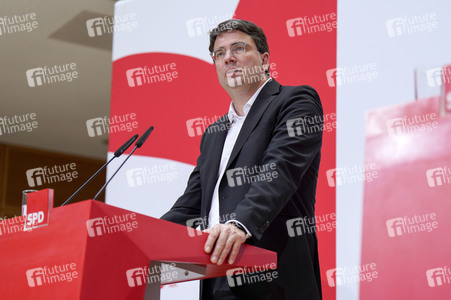 Pressekonferenz der SPD zu aktuellen Themen in Berlin