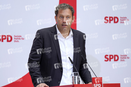 Pressekonferenz der SPD zu aktuellen Themen in Berlin