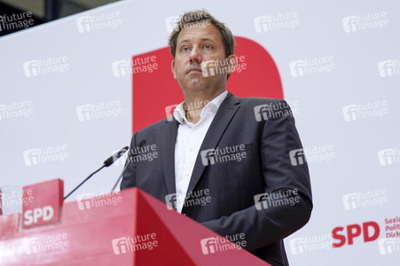 Pressekonferenz der SPD zu aktuellen Themen in Berlin
