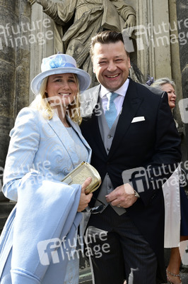 Trauung von Maria Teresita Prinzessin von Sachsen und Graf Beryl Alexandre de Saporta in Dresden