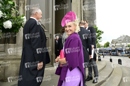 Trauung von Maria Teresita Prinzessin von Sachsen und Graf Beryl Alexandre de Saporta in Dresden