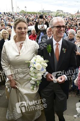Trauung von Maria Teresita Prinzessin von Sachsen und Graf Beryl Alexandre de Saporta in Dresden