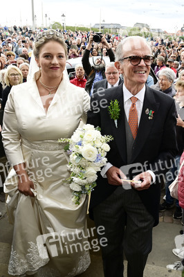 Trauung von Maria Teresita Prinzessin von Sachsen und Graf Beryl Alexandre de Saporta in Dresden