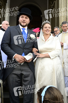 Trauung von Maria Teresita Prinzessin von Sachsen und Graf Beryl Alexandre de Saporta in Dresden