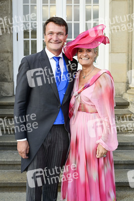 Empfang anlässlich der Trauung von Maria Teresita Prinzessin von Sachsen und Graf Beryl Alexandre de Saporta in Dresden