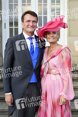 Empfang anlässlich der Trauung von Maria Teresita Prinzessin von Sachsen und Graf Beryl Alexandre de Saporta in Dresden