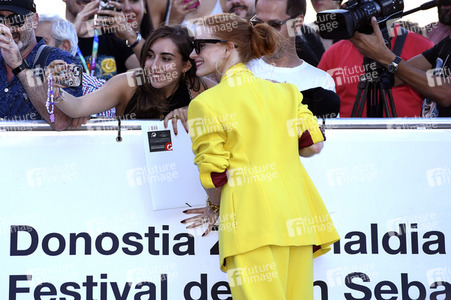 Ankunft von Jessica Chastain auf dem San Sebastian International Film Festival 2023