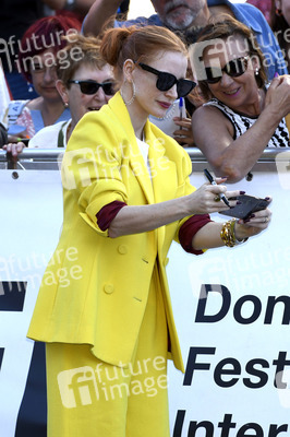 Ankunft von Jessica Chastain auf dem San Sebastian International Film Festival 2023