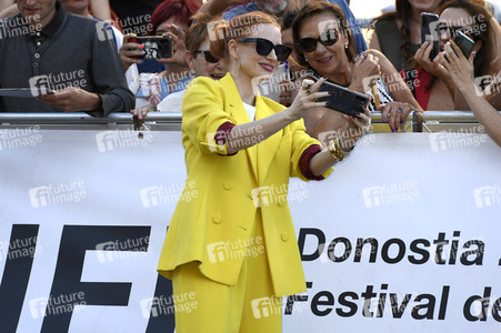Ankunft von Jessica Chastain auf dem San Sebastian International Film Festival 2023