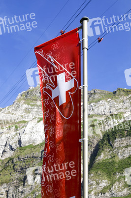 Auf dem Berg Säntis an der Schwägalp