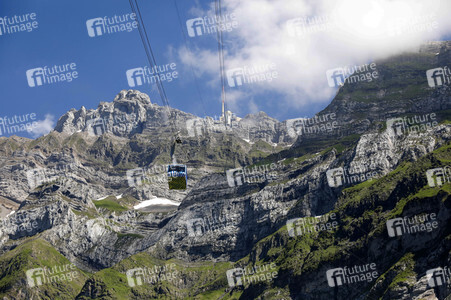 Auf dem Berg Säntis an der Schwägalp