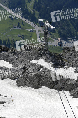 Auf dem Berg Säntis an der Schwägalp